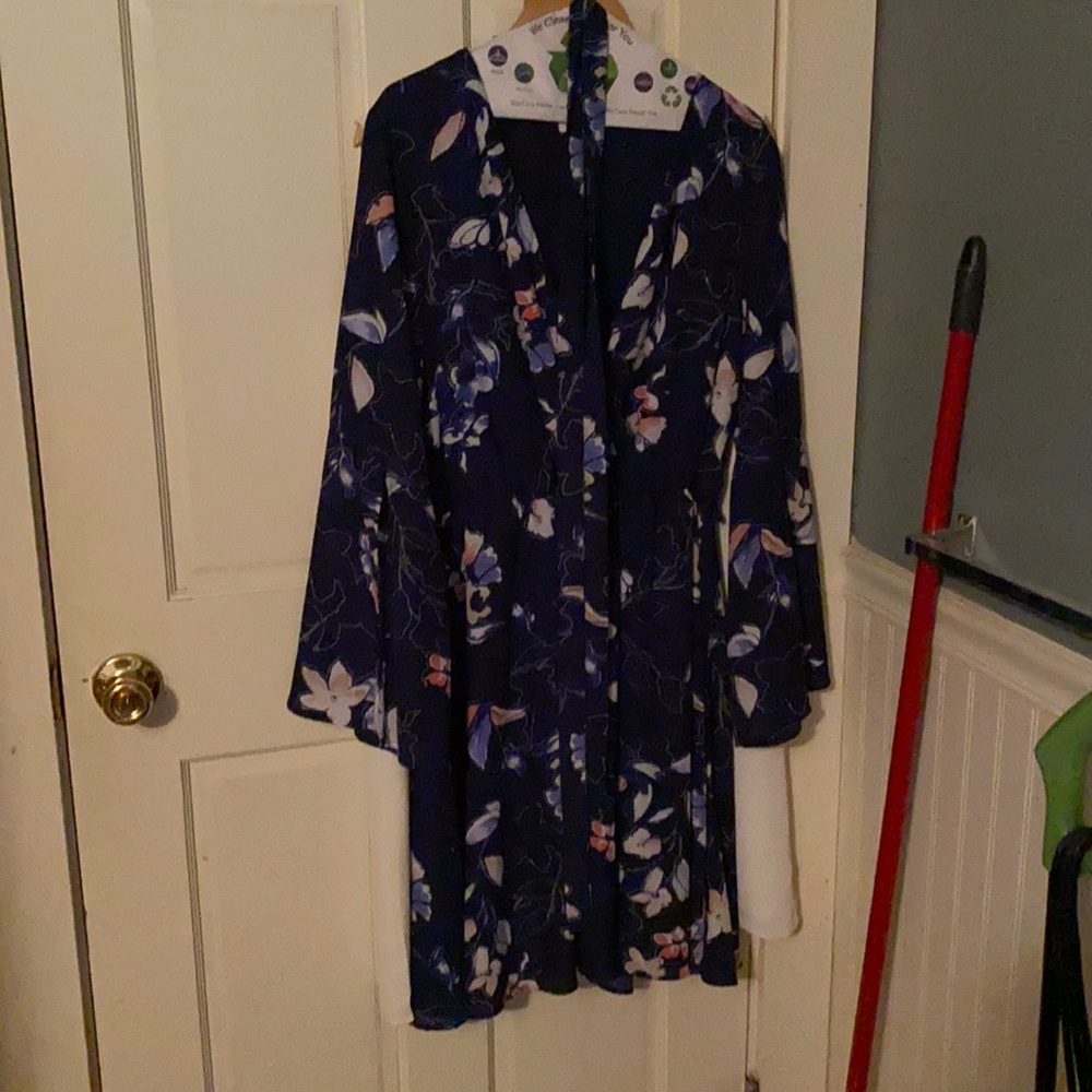 Westport floral navy dress